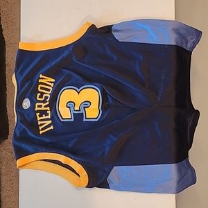 NBA Authentic Allen Iverson Denver Nuggets Jersey youth Large 14-16